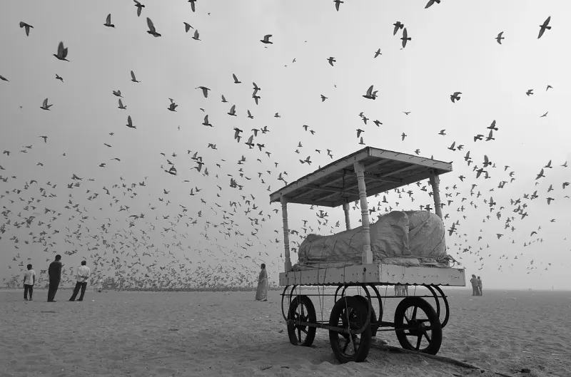 An Evening On Marina Beach